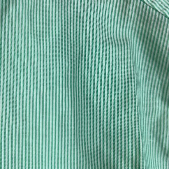 NWT Everlane Mint White Stripped Button Up Dress Shirt - Picture 3 of 7